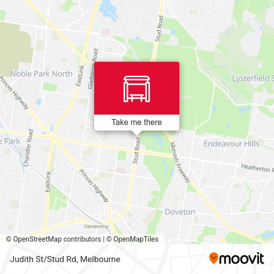 Judith St/Stud Rd map