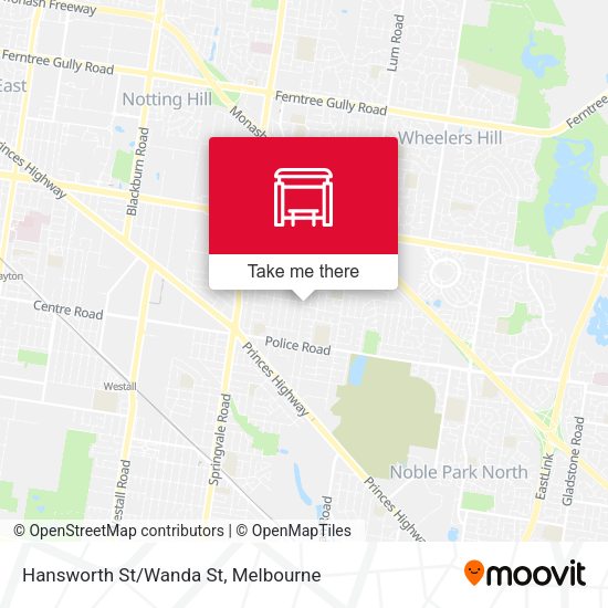 Hansworth St/Wanda St map