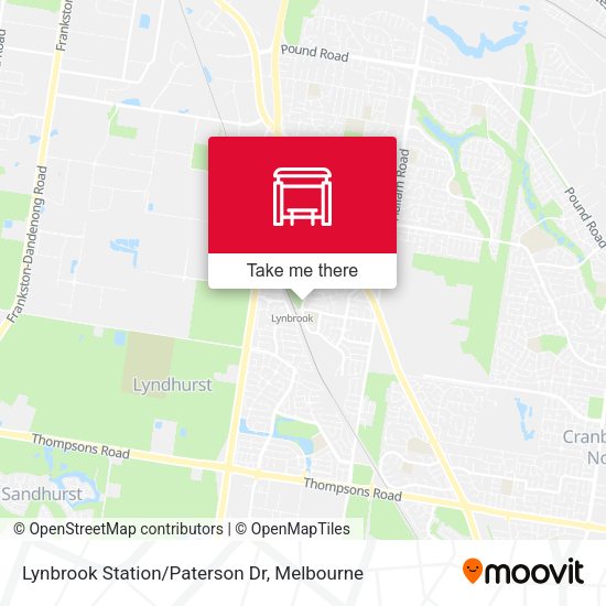Lynbrook Station/Paterson Dr map