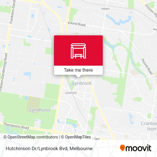 Hutchinson Dr/Lynbrook Bvd map