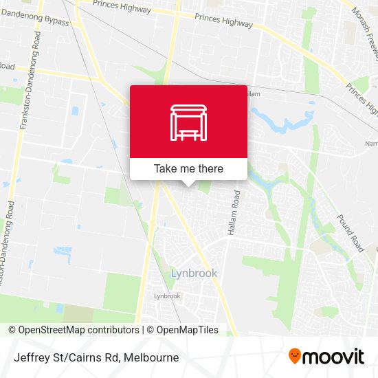Jeffrey St/Cairns Rd map