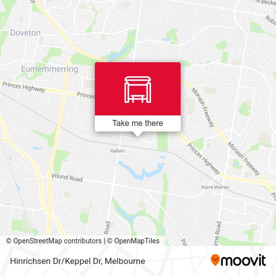 Hinrichsen Dr/Keppel Dr map