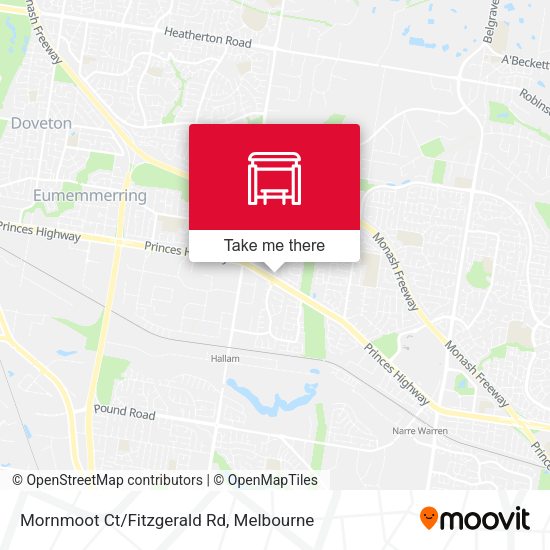Mornmoot Ct/Fitzgerald Rd map