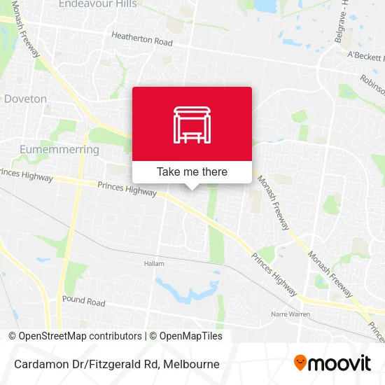 Cardamon Dr/Fitzgerald Rd map