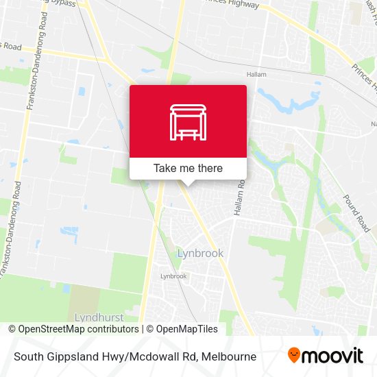 South Gippsland Hwy / Mcdowall Rd map