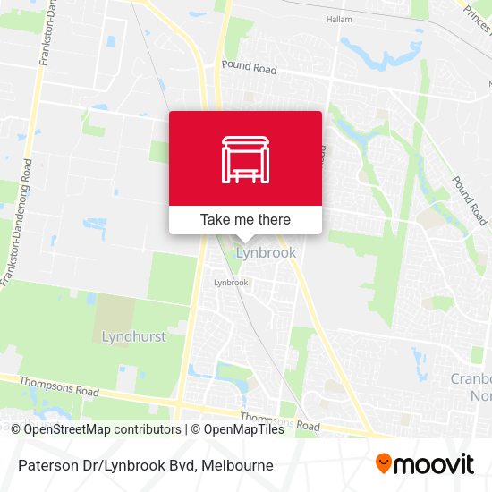 Paterson Dr/Lynbrook Bvd map