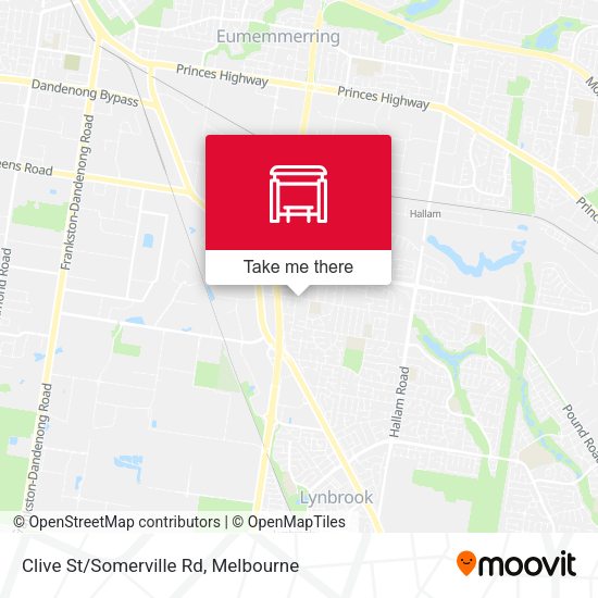 Clive St/Somerville Rd map