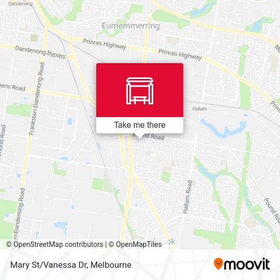 Mary St/Vanessa Dr map