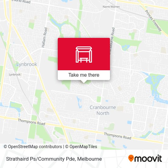 Strathaird Ps/Community Pde map