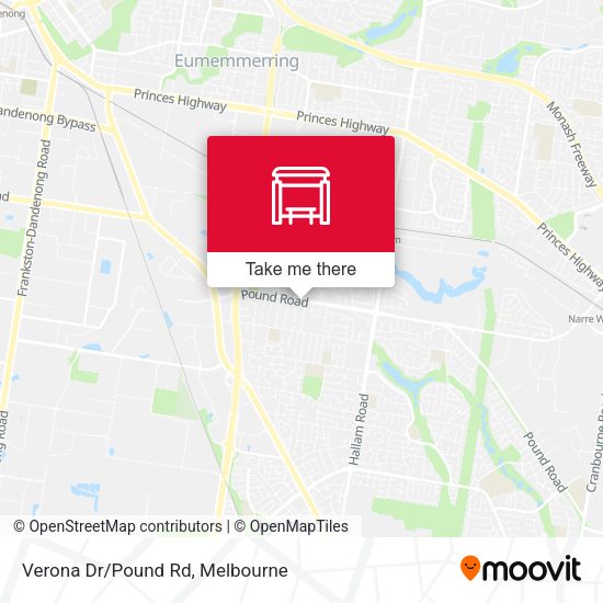 Verona Dr/Pound Rd map