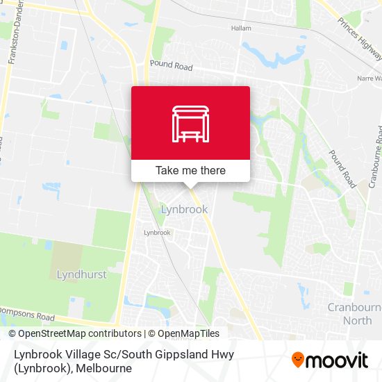 Lynbrook Village Sc / South Gippsland Hwy map