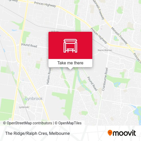 The Ridge/Ralph Cres map