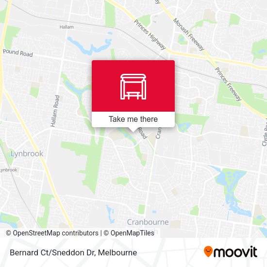 Bernard Ct/Sneddon Dr map