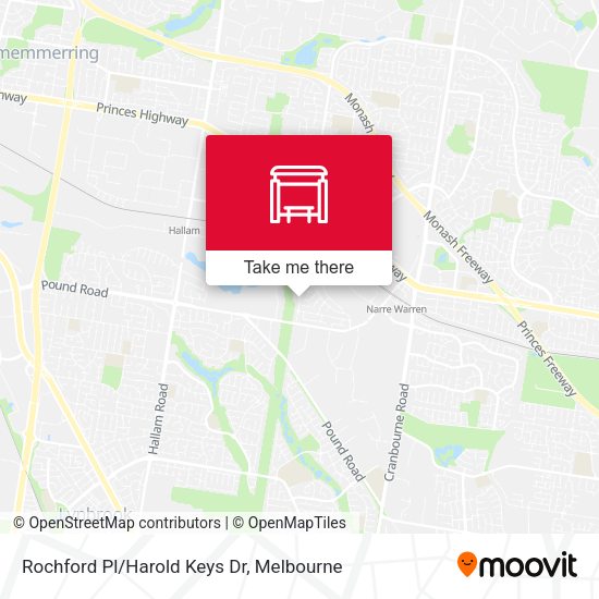 Rochford Pl/Harold Keys Dr map