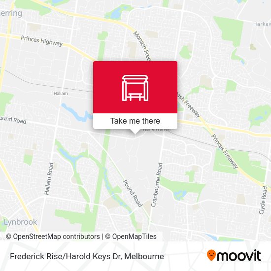 Frederick Rise/Harold Keys Dr map