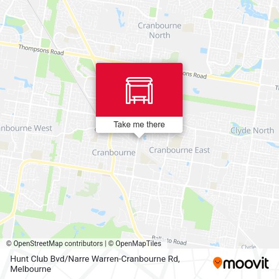Hunt Club Bvd / Narre Warren-Cranbourne Rd map
