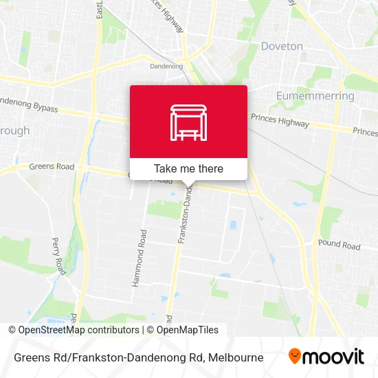 Greens Rd / Frankston-Dandenong Rd map