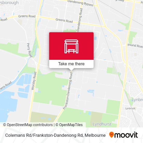 Colemans Rd / Frankston-Dandenong Rd map