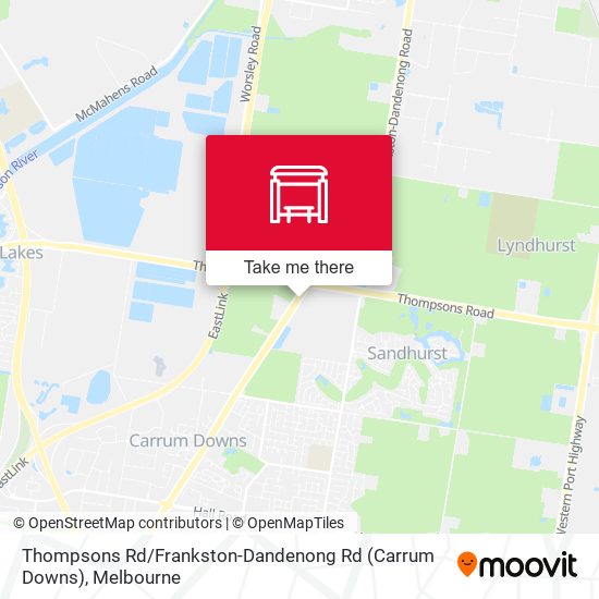 Thompsons Rd / Frankston-Dandenong Rd (Carrum Downs) map