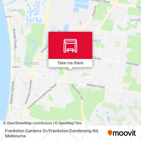 Frankston Gardens Dr / Frankston-Dandenong Rd map