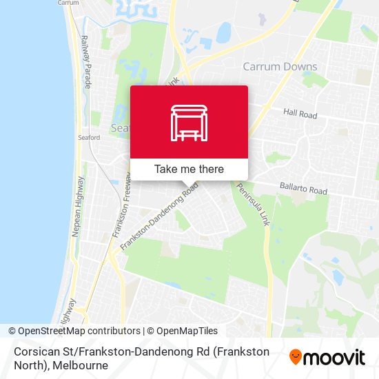 Corsican St / Frankston-Dandenong Rd (Frankston North) map