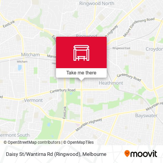 Daisy St / Wantirna Rd (Ringwood) map