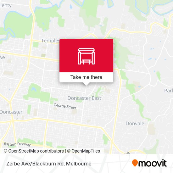 Zerbe Ave/Blackburn Rd map