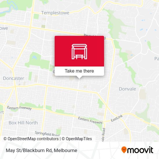 May St/Blackburn Rd map