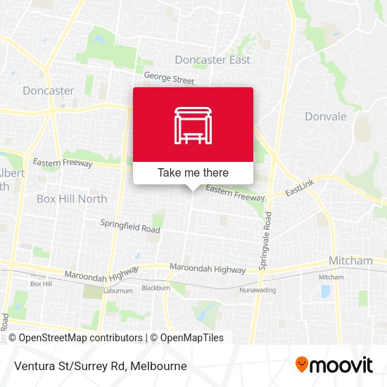 Ventura St/Surrey Rd map