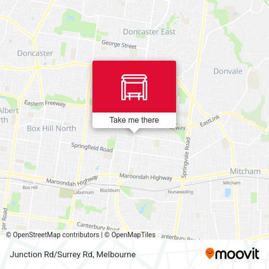 Junction Rd/Surrey Rd map