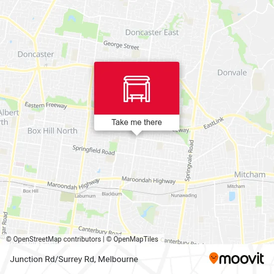 Mapa Junction Rd/Surrey Rd
