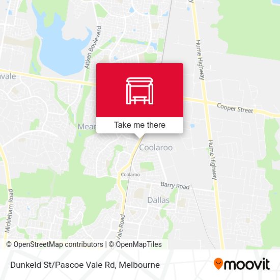 Dunkeld St/Pascoe Vale Rd map