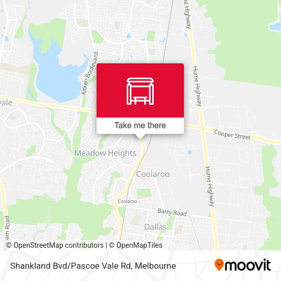 Shankland Bvd/Pascoe Vale Rd map