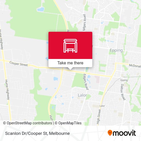 Scanlon Dr/Cooper St map