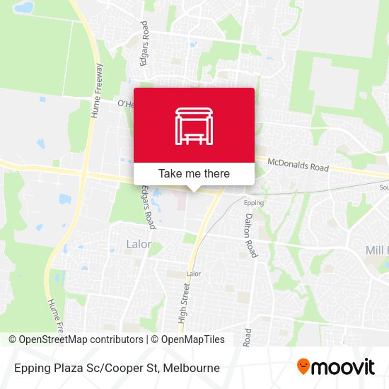 Epping Plaza Sc/Cooper St map