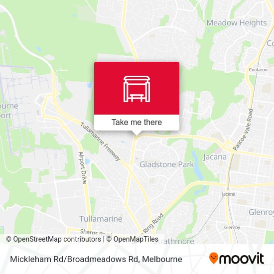Mickleham Rd/Broadmeadows Rd map