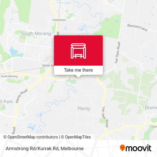 Armstrong Rd/Kurrak Rd map