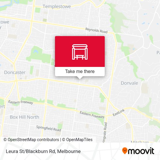 Leura St/Blackburn Rd map