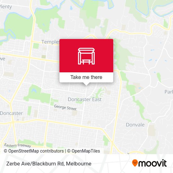 Zerbe Ave/Blackburn Rd map