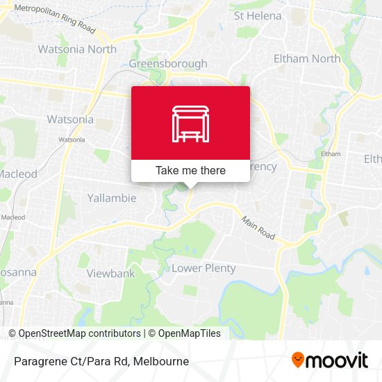 Paragrene Ct/Para Rd map