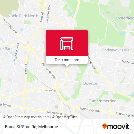 Bruce St/Stud Rd map