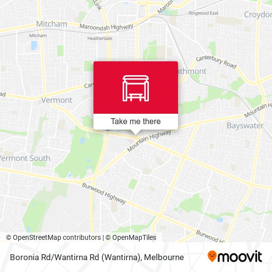 Mapa Boronia Rd / Wantirna Rd