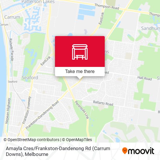 Amayla Cres / Frankston-Dandenong Rd (Carrum Downs) map