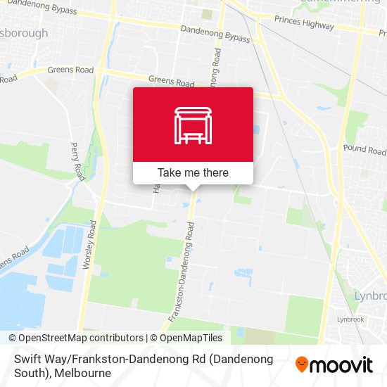 Swift Way / Frankston-Dandenong Rd (Dandenong South) map