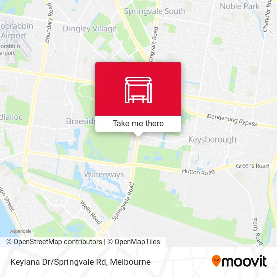 Mapa Keylana Dr/Springvale Rd