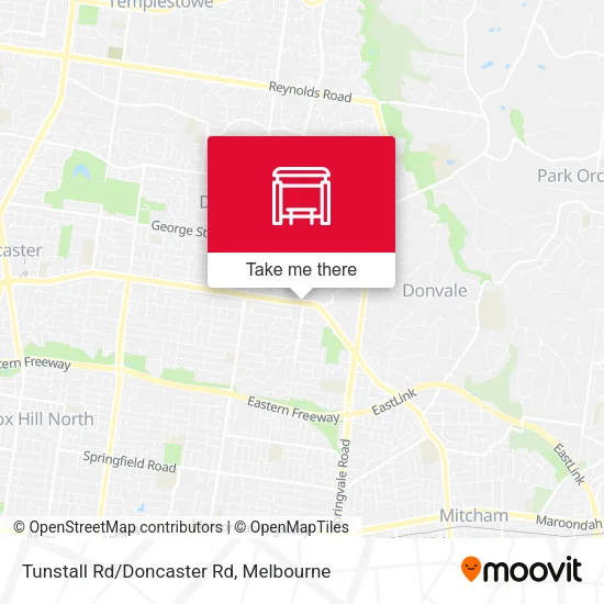 Tunstall Rd/Doncaster Rd map