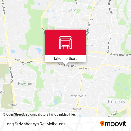 Mapa Long St/Mahoneys Rd