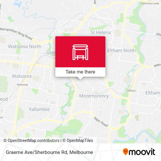 Graeme Ave/Sherbourne Rd map
