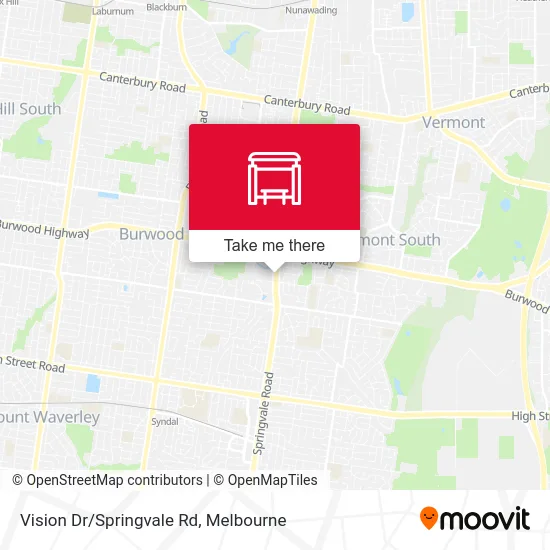 Mapa Vision Dr/Springvale Rd