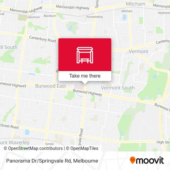 Panorama Dr/Springvale Rd map